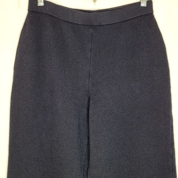 St. John Collection Black Santana Knit Pull On Pants Size 6 - Picture 3 of 9
